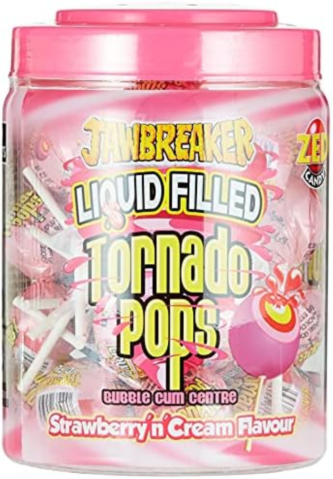JB TORNADO POPS STRAWBERRY 33.2G